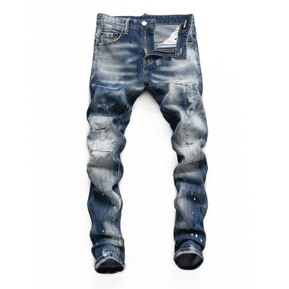 New-DSQ2 Skull Man Bones Jeans