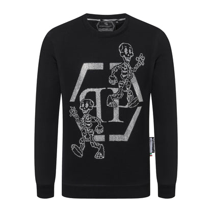 New-Philpp 2025ss Skull Print Sweatshirt