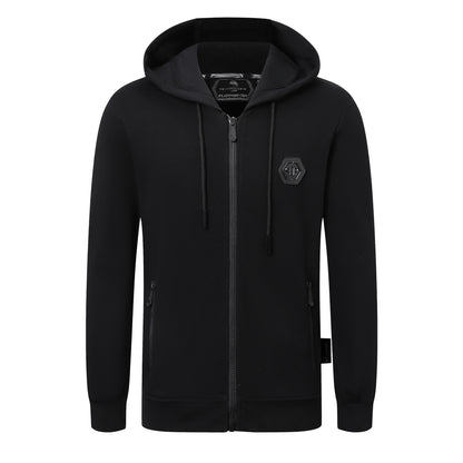 New-Philpp 2025ss Black Hoodie