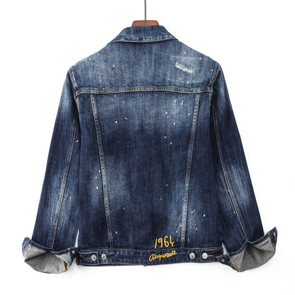 New-DSQ2 2025ss Man Denim Jacket