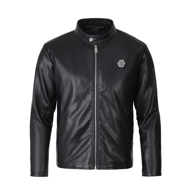 New-Philpp Men's Genuine leather Jacket