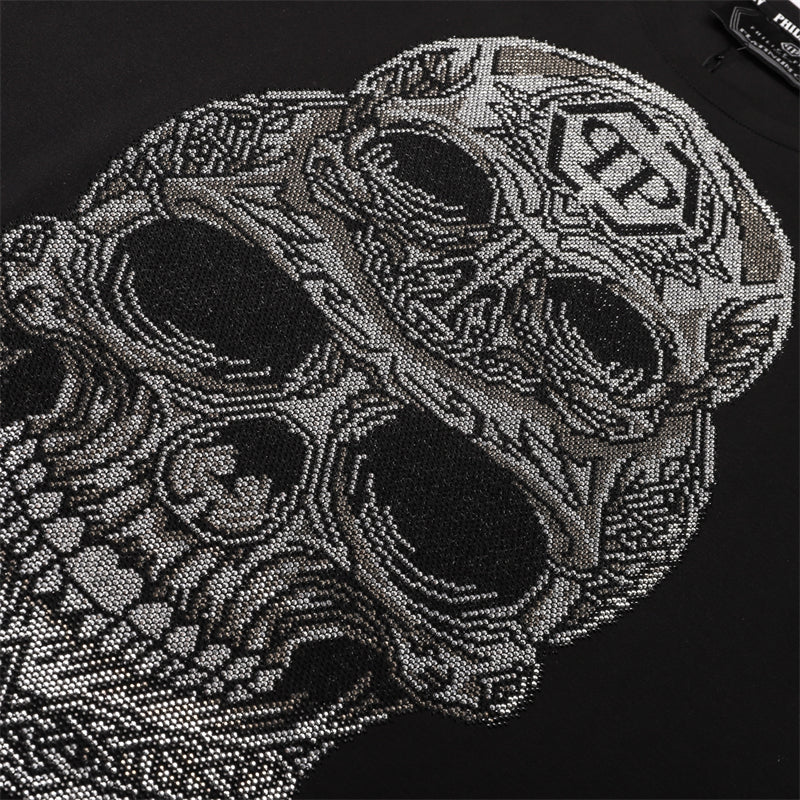 New-Philpp 2025ss Skulls T-Shirt