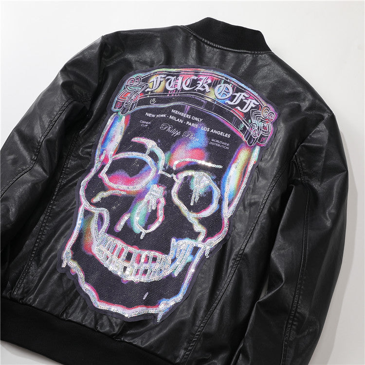 New-Philpp 25ss Men printing Jacket