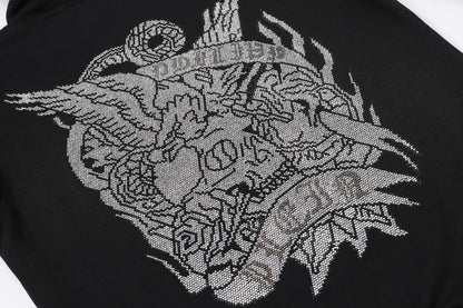 New-Philpp Fashion Print Hoodie