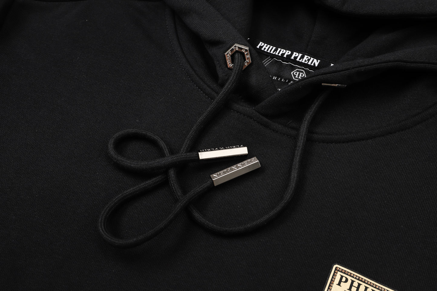 New-Philpp 2025ss Black Hoodie