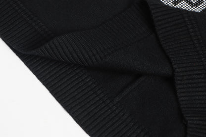 New-Philpp 2025ss Black Sweaters