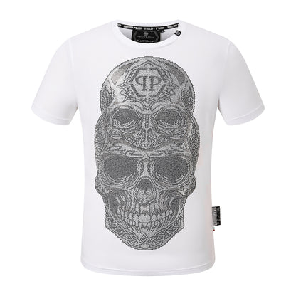 New-Philpp 2025ss Skulls T-Shirt