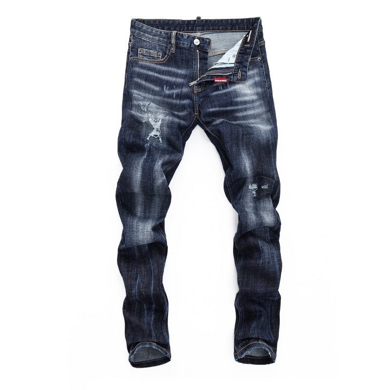 DSQ2 Neue blaue Skinny Club-Jeans