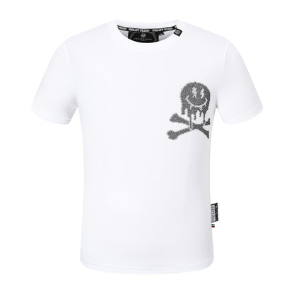 New-Philpp Skulls Prints T-Shirt