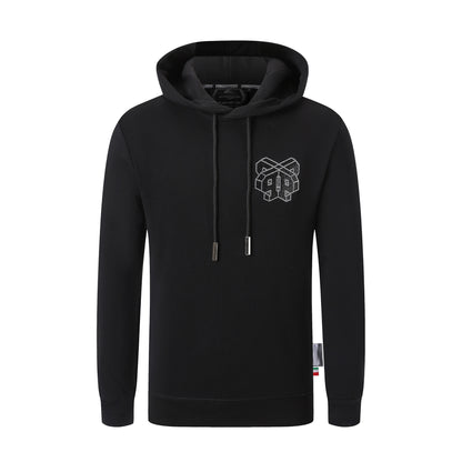 New-Philpp 25ss Black Hoodie